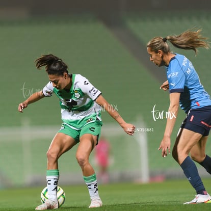 Lia Romero, Michelle González | Guerreras del Santos Laguna vs Chivas de Guadalajara J3 C2023 Liga MX femenil