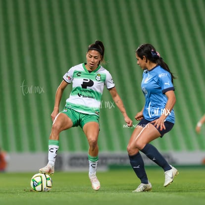 Lia Romero, Damaris Godínez | Guerreras del Santos Laguna vs Chivas de Guadalajara J3 C2023 Liga MX femenil