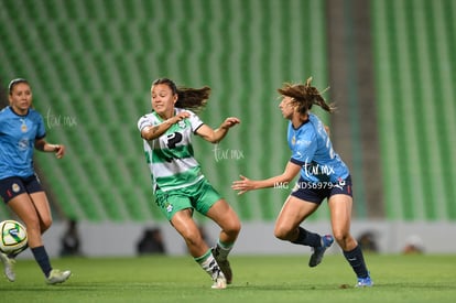 Sofía Varela, Angélica Torres | Guerreras del Santos Laguna vs Chivas de Guadalajara J3 C2023 Liga MX femenil