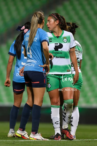 Priscila Padilla, Michelle González | Guerreras del Santos Laguna vs Chivas de Guadalajara J3 C2023 Liga MX femenil