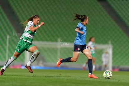 Priscila Padilla, Anette Vázquez | Guerreras del Santos Laguna vs Chivas de Guadalajara J3 C2023 Liga MX femenil