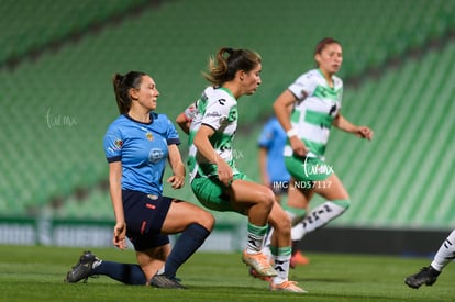 Daniela Delgado, Adriana Iturbide | Guerreras del Santos Laguna vs Chivas de Guadalajara J3 C2023 Liga MX femenil