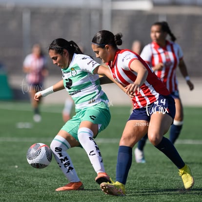 Ana Rodríguez, Judith Félix | Santos Laguna vs Chivas sub 19