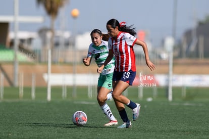 Ariana Navarro, Joanna Aguilera | Santos Laguna vs Chivas sub 19