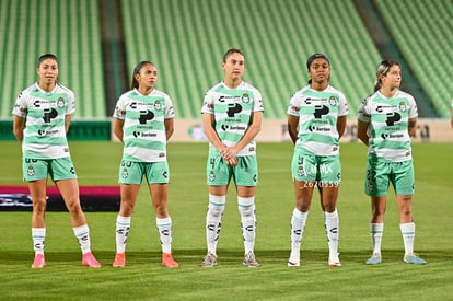 Michel Ruiz, Lia Romero, Lourdes De León, Sheila Pulido, Jue | Santos Laguna vs Bravas FC Juárez