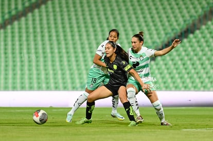 Lourdes De León, Arlett Tovar | Santos Laguna vs Bravas FC Juárez