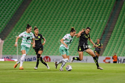 Katia Estrada, Lourdes De León, Jasmine Casarez | Santos Laguna vs Bravas FC Juárez