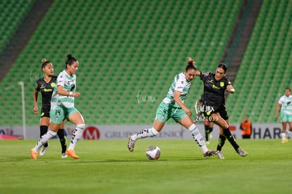 Katia Estrada, Lourdes De León, Jasmine Casarez | Santos Laguna vs Bravas FC Juárez