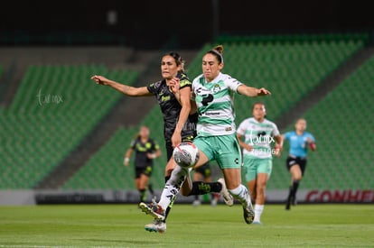 Jasmine Casarez, Lourdes De León | Santos Laguna vs Bravas FC Juárez