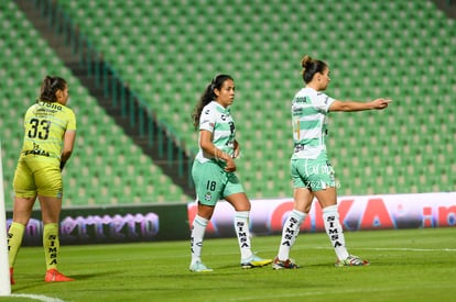 Lourdes De León, Arlett Tovar | Santos Laguna vs Bravas FC Juárez