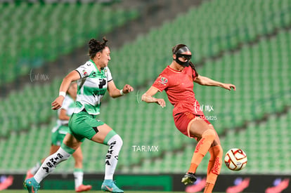 Natalia Miramontes, Myra Delgadillo | Santos vs FC Juárez J13 C2023 Liga MX femenil