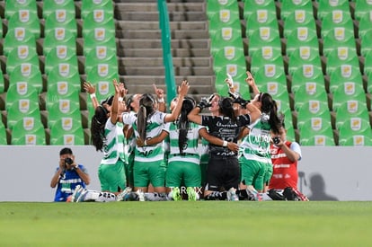 celebran gol de Peraza con homenaje | Santos vs FC Juárez J13 C2023 Liga MX femenil