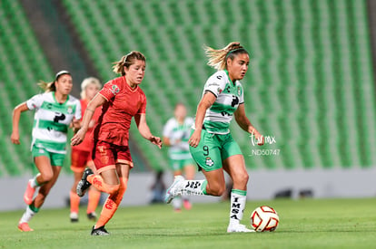 Alexia Villanueva, Sumiko Gutiérrez | Santos vs FC Juárez J13 C2023 Liga MX femenil