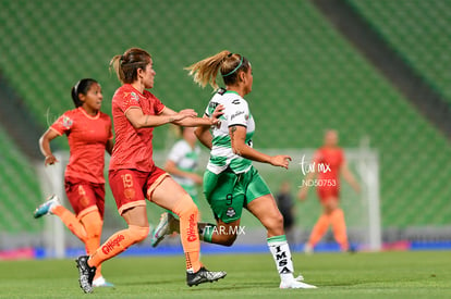 Alexia Villanueva, Sumiko Gutiérrez | Santos vs FC Juárez J13 C2023 Liga MX femenil