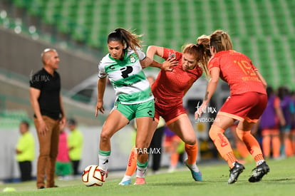 Lia Romero, Andrea Hernández | Santos vs FC Juárez J13 C2023 Liga MX femenil