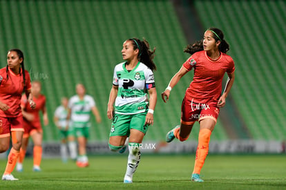 Miriam García, Cinthya Peraza | Santos vs FC Juárez J13 C2023 Liga MX femenil