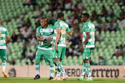 Hugo Rodríguez, Pedro Aquino, Félix Torres | Santos vs FC Juárez