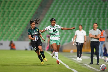 Juelle Love, Lixy Rodríguez | Santos vs Leon femenil