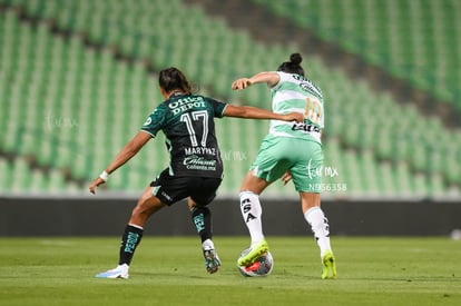 Marypaz Barboza, Daniela García | Santos vs Leon femenil