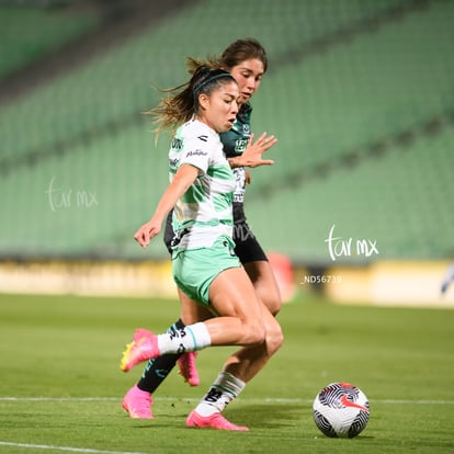 Lia Romero, Karen Gómez | Santos vs Leon femenil