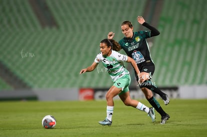 Daniela Calderón, Marianne Martínez | Santos vs Leon femenil