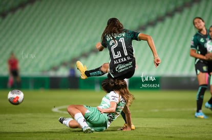 Alexa Hernández, Marianne Martínez | Santos vs Leon femenil