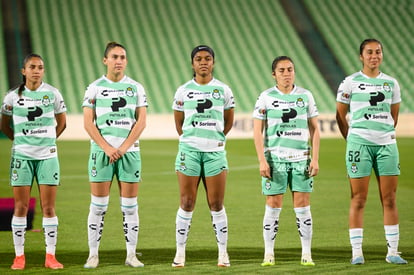 Juelle Love, Lourdes De León, Michel Ruiz, Daniela García | Santos vs Leon femenil