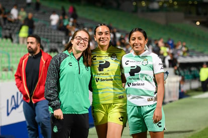 Luisa De Alba, Karol Contreras, Cynthia Rodríguez | Santos vs Leon femenil