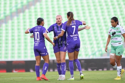 Dania Pérez, Christina Burkenroad, Carlee Giammona | Santos vs Rayadas del Monterrey