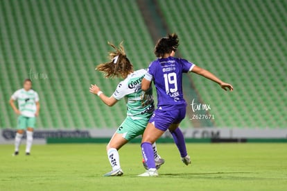 Luisa De Alba, Mariana Cadena | Santos vs Rayadas del Monterrey