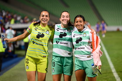 Luisa De Alba, Karol Contreras, Cynthia Rodríguez | Santos vs Rayadas del Monterrey