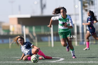 Paola Vidal, Yoselin Arredondo | Guerreras del Santos Laguna vs Rayadas de Monterrey femenil sub 18