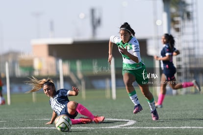 Paola Vidal, Yoselin Arredondo | Guerreras del Santos Laguna vs Rayadas de Monterrey femenil sub 18