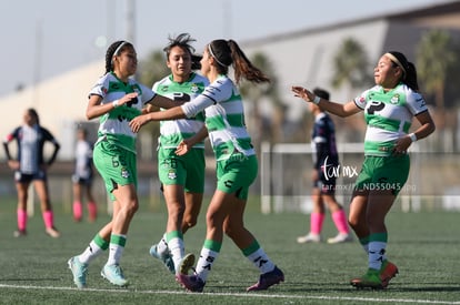 Gol de Generosa, Yessenia Novella, Paola Vidal, Ailin Serna, | Guerreras del Santos Laguna vs Rayadas de Monterrey femenil sub 18