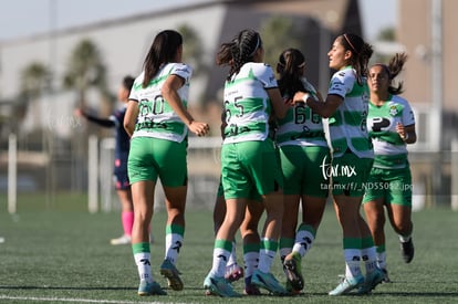 Gol de Generosa, Yessenia Novella, Maika Albéniz, Ailin Sern | Guerreras del Santos Laguna vs Rayadas de Monterrey femenil sub 18