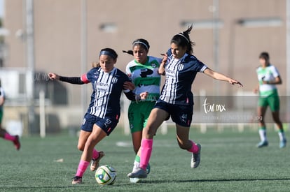 Ailin Serna, Ximena Peña, Andrea Cázares | Guerreras del Santos Laguna vs Rayadas de Monterrey femenil sub 18