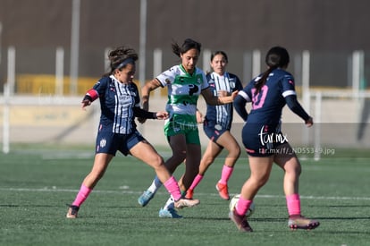 Yessenia Novella, Ximena Peña | Guerreras del Santos Laguna vs Rayadas de Monterrey femenil sub 18