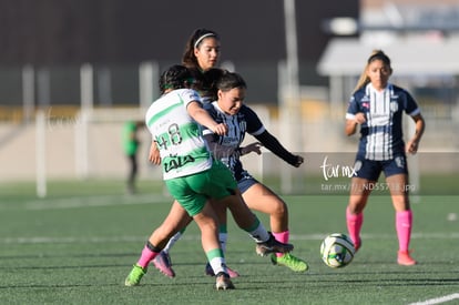 Tania Baca, Miranda Peña | Guerreras del Santos Laguna vs Rayadas de Monterrey femenil sub 18