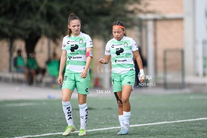 María De León, Mereli Zapata | Santos vs Rayadas del Monterrey sub 19