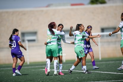 festejo de gol, Paulina Peña | Santos vs Rayadas del Monterrey sub 19