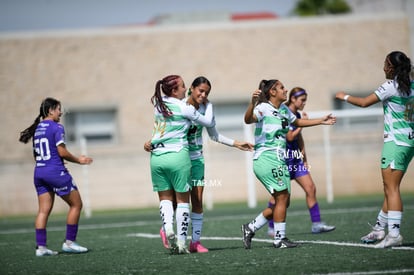 festejo de gol, Aylin Salais, Paulina Peña | Santos vs Rayadas del Monterrey sub 19