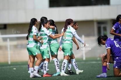 festejo de gol | Santos vs Rayadas del Monterrey sub 19