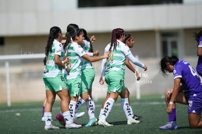 festejo de gol | Santos vs Rayadas del Monterrey sub 19