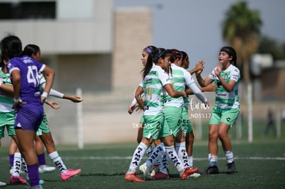 festejo de gol | Santos vs Rayadas del Monterrey sub 19