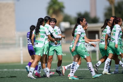 festejo de gol | Santos vs Rayadas del Monterrey sub 19