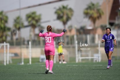 festejo de gol, Sandra Guillermo | Santos vs Rayadas del Monterrey sub 19