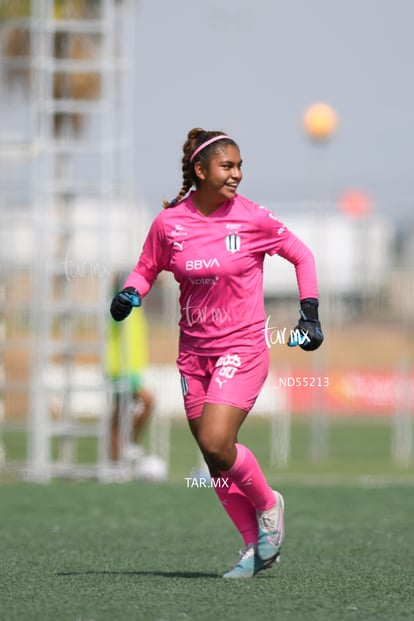 festejo de gol, Sandra Guillermo | Santos vs Rayadas del Monterrey sub 19