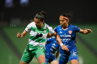 Sahiry Cruz, Alexxandra Ramírez | Santos vs Necaxa J8 C2023 Liga MX femenil