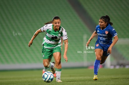 Sofía Varela, Regina Hernández | Santos vs Necaxa J8 C2023 Liga MX femenil