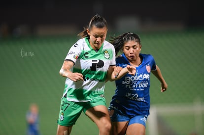 Sofía Varela, Regina Hernández | Santos vs Necaxa J8 C2023 Liga MX femenil